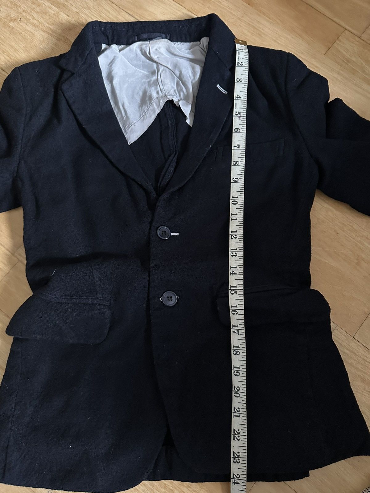 Comme des Garcons Homme Deux Comme Des Garcon Homme Duex Wool Blazer Size US S / EU 44-46 / 1 - 14 Thumbnail