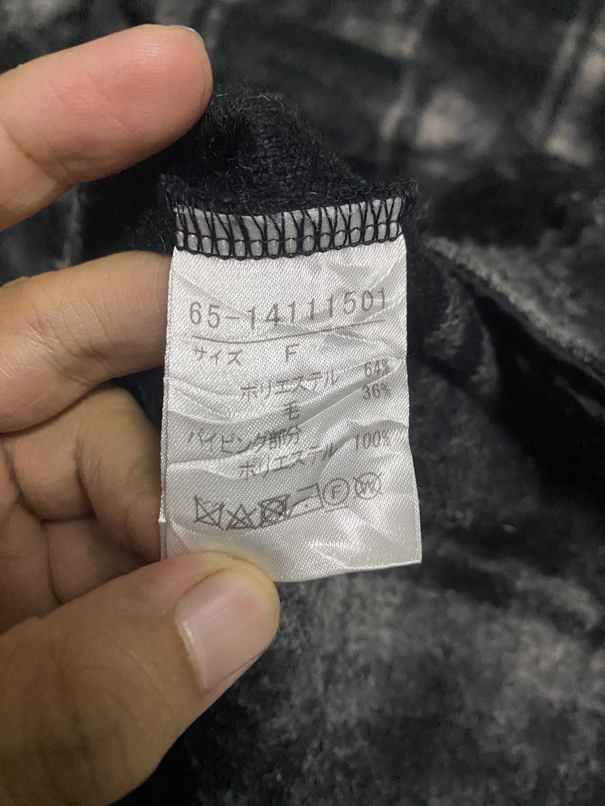Yohji Yamamoto 💥Last Drop💥Yohji Yamamoto By INÈDclaro Wool Plaid Cardigan Size US L / EU 52-54 / 3 - 7 Thumbnail