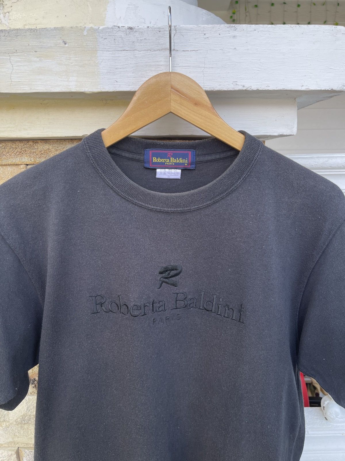 Other Rare🔥Vintage ROBERTA BALDINI PARIS Spellout T-Shirt Size US M / EU 48-50 / 2 - 1 Thumbnail