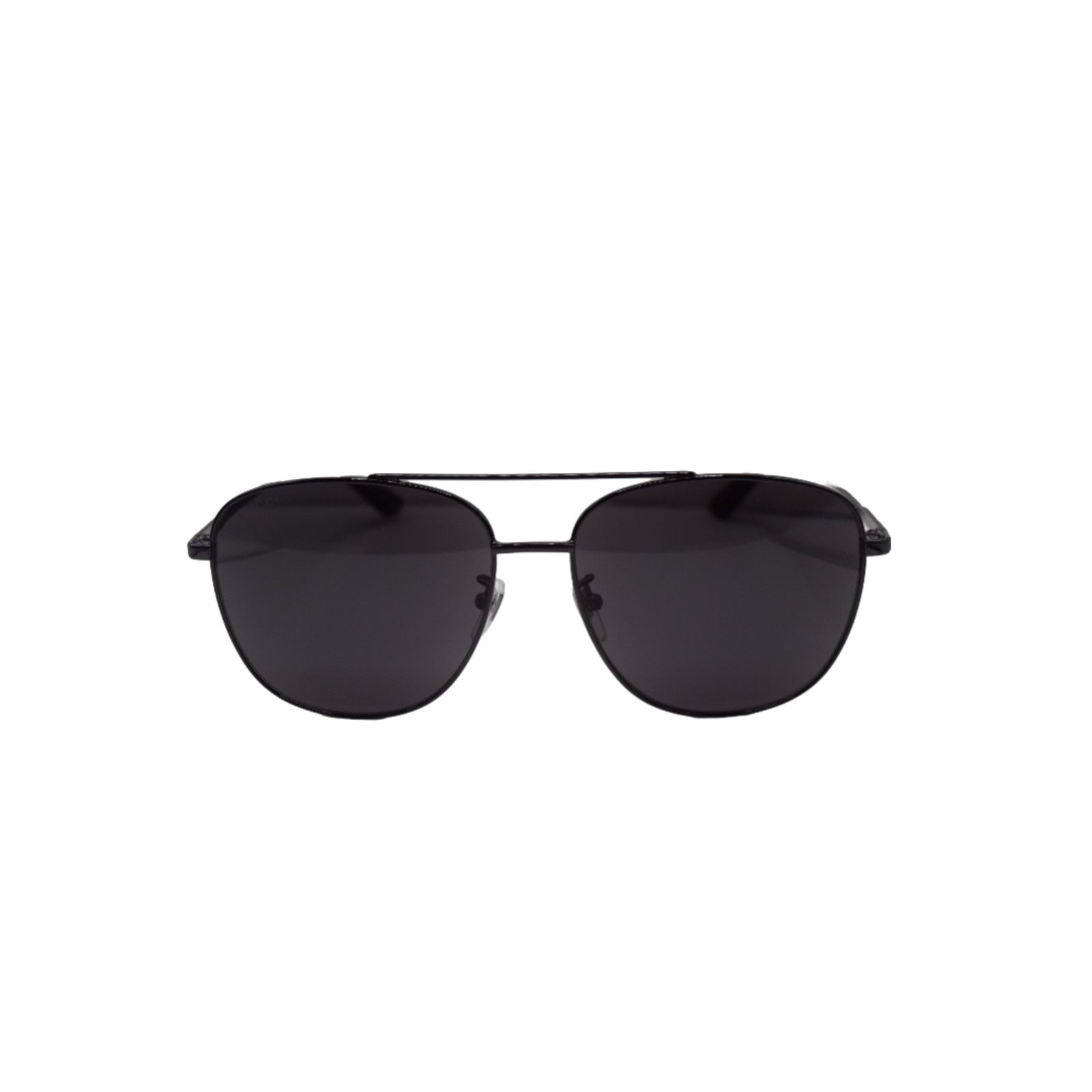 Gucci Gucci Aviator Sunglasses Ruthenium Grey / Grey Lens GG0410SK Size ONE SIZE - 1 Thumbnail