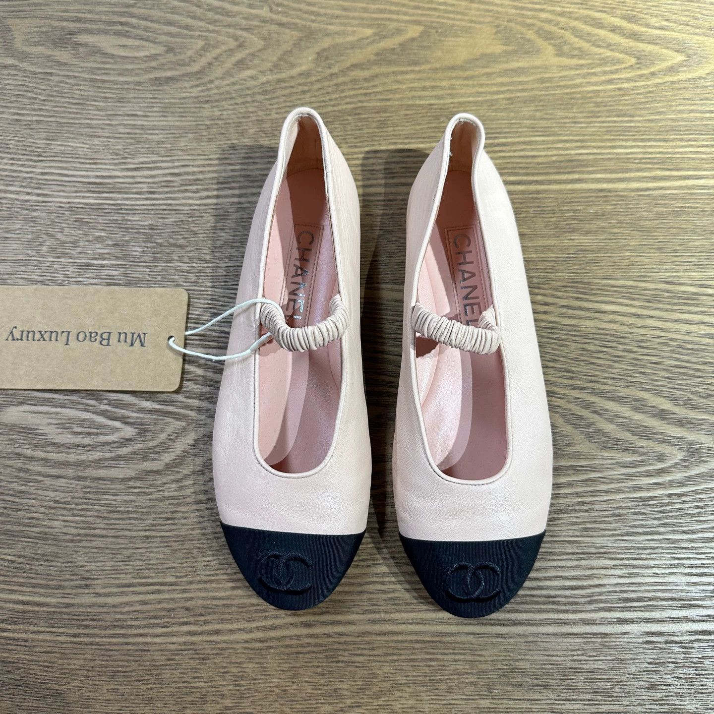 Chanel Chanel mar671 pink black CC Logo Mary Jane shoes EU36 Size US 5.5 / IT 35.5 - 2 Thumbnail