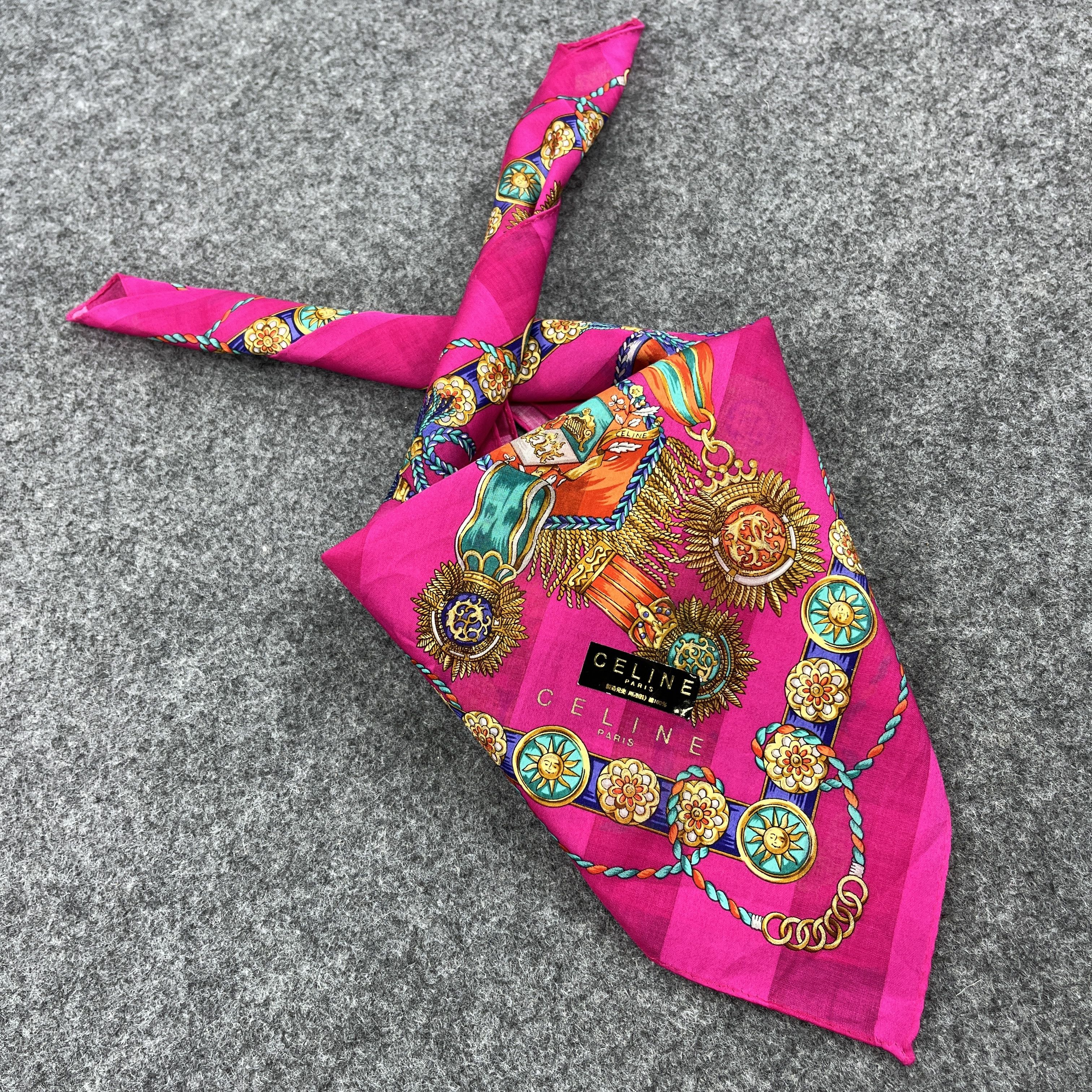 Celine Celine Handkerchief / Bandana / Neckerchief B658 Size ONE SIZE - 8 Thumbnail