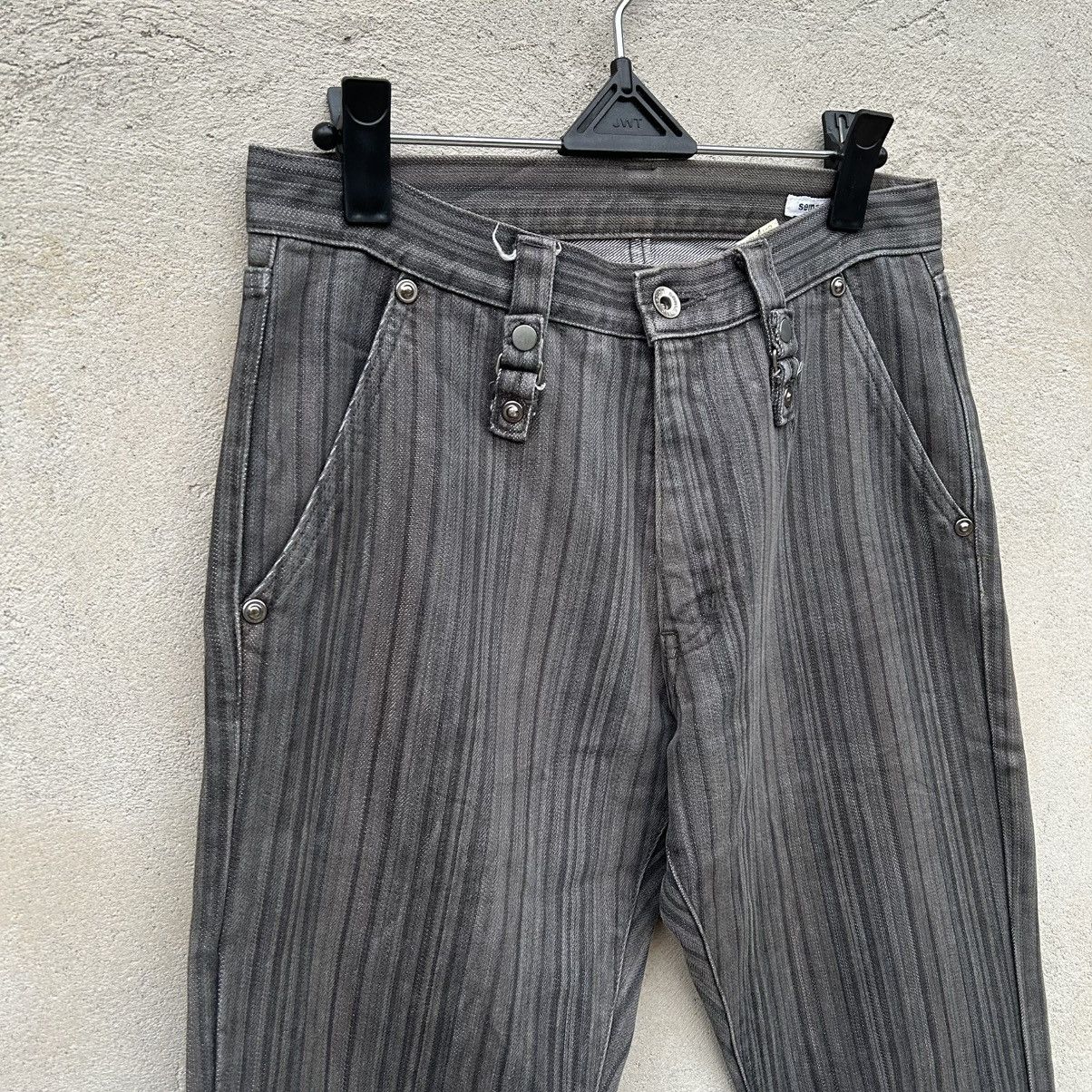 semanticdesign Vintage Flared Denim Semantic Design Stripe Size US 28 / EU 44 - 10 Thumbnail