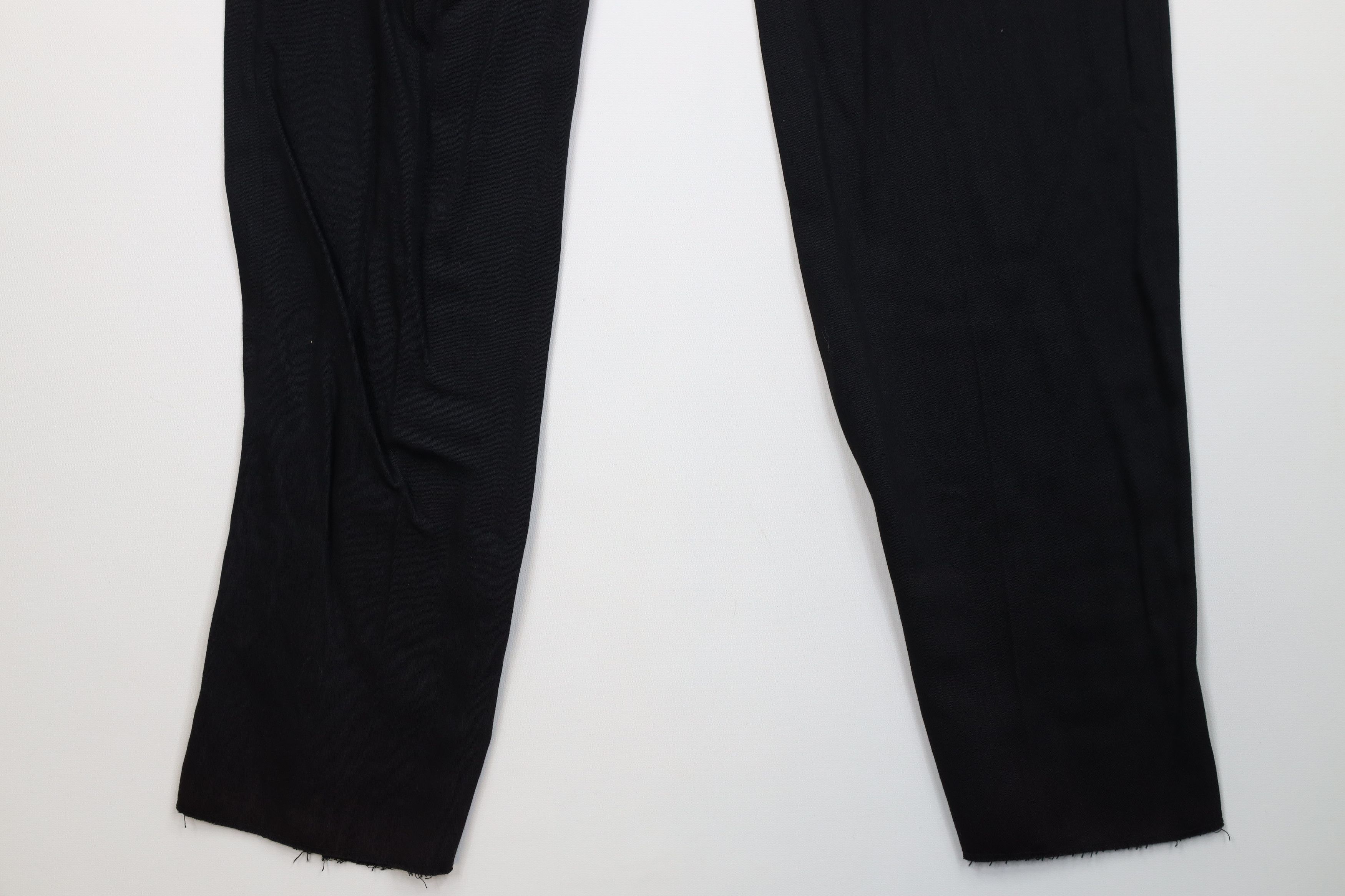 Vintage Deadstock Vintage 50s Gabardine Chino Pants Trousers Black Size US 33 - 11 Thumbnail
