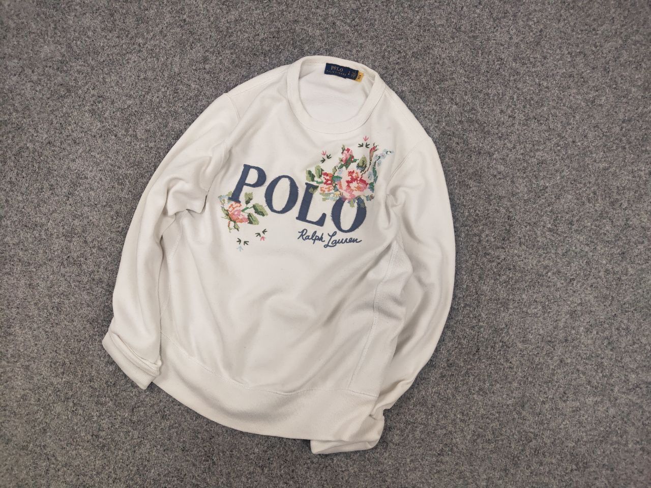 Polo Ralph Lauren Polo ralph lauren embroidered Crew Chek Sweatshirt Y2K Style Size S / US 4 / IT 40 - 3 Thumbnail
