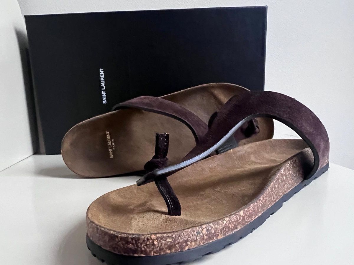 Saint Laurent Paris New Saint Laurent Fabrice men sandals IT43.5/US 10.5/UK 9.5 Size US 10.5 / EU 43-44 - 14 Thumbnail