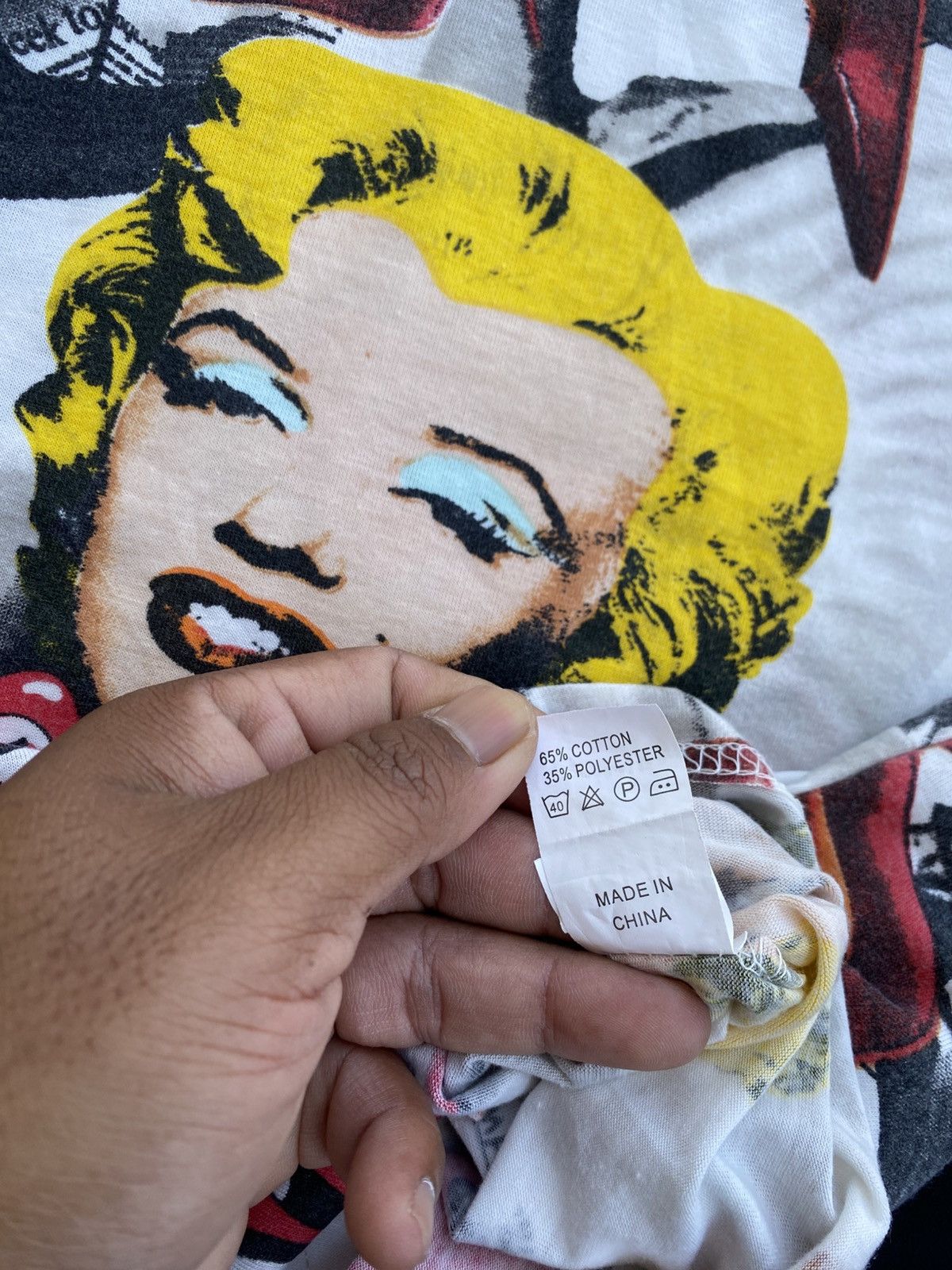 The Rolling Stones Rare Marilyn Monroe x Rolling Stones Singlet/ Top Size S / US 4 / IT 40 - 9 Thumbnail