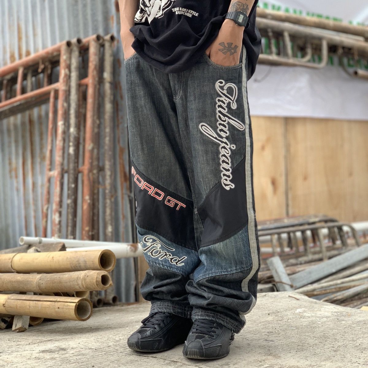 Fubu Fubu x Ford GT Denim Jeans Size US 30 / EU 46 - 1 Thumbnail