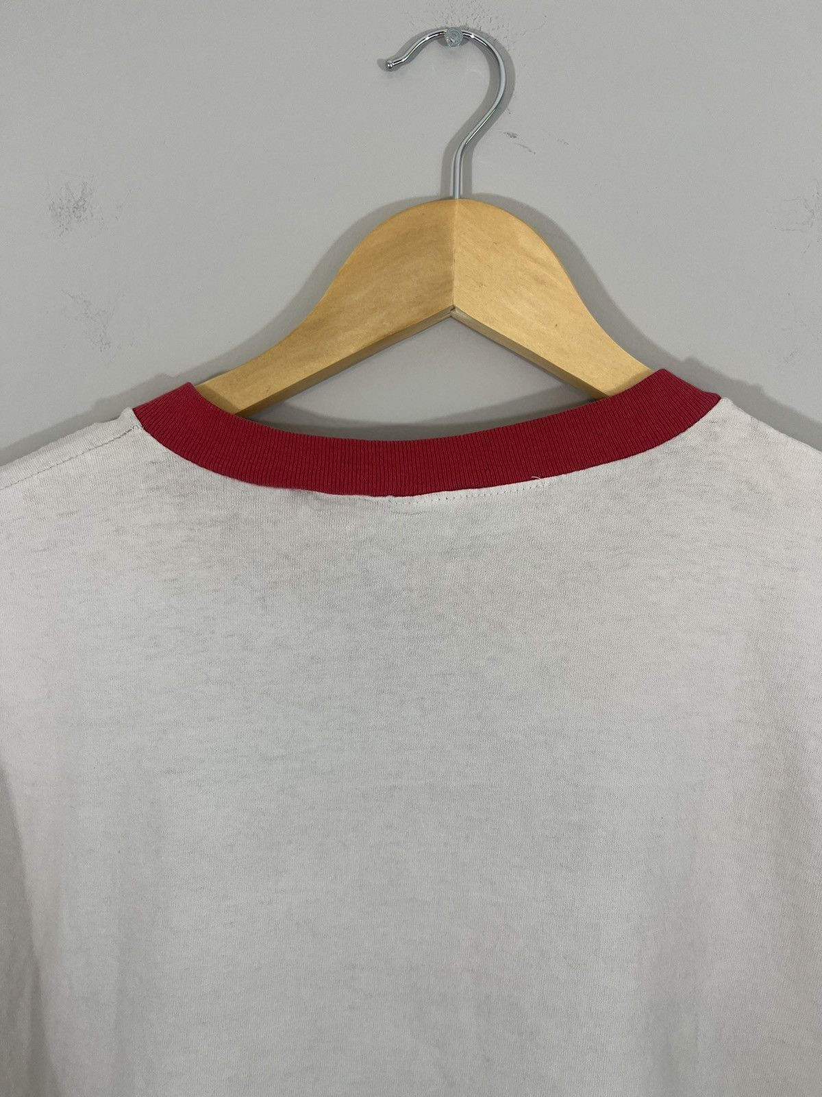 Vintage DICKIES Single Stitch Thrashed Faded Ringer Tee Size US XL / EU 56 / 4 - 10 Thumbnail