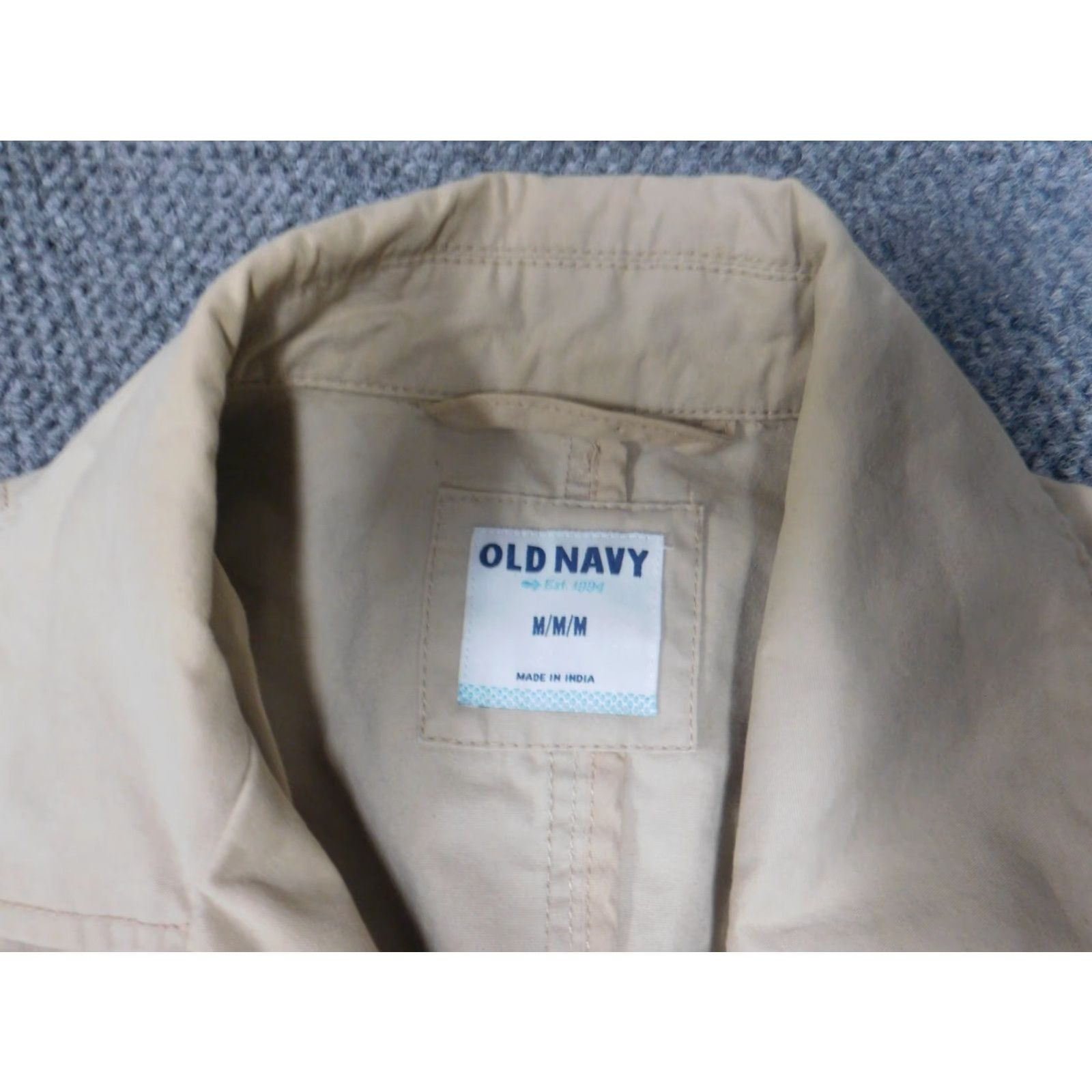 Old Navy Old Navy Jacket Womens Trench Coat Medium Beige Button Casual Winter Vintage: No Model na Size M Regular Women Collared Cotton Blend Knit Button Size M / US 6-8 / IT 42-44 - 6 Thumbnail