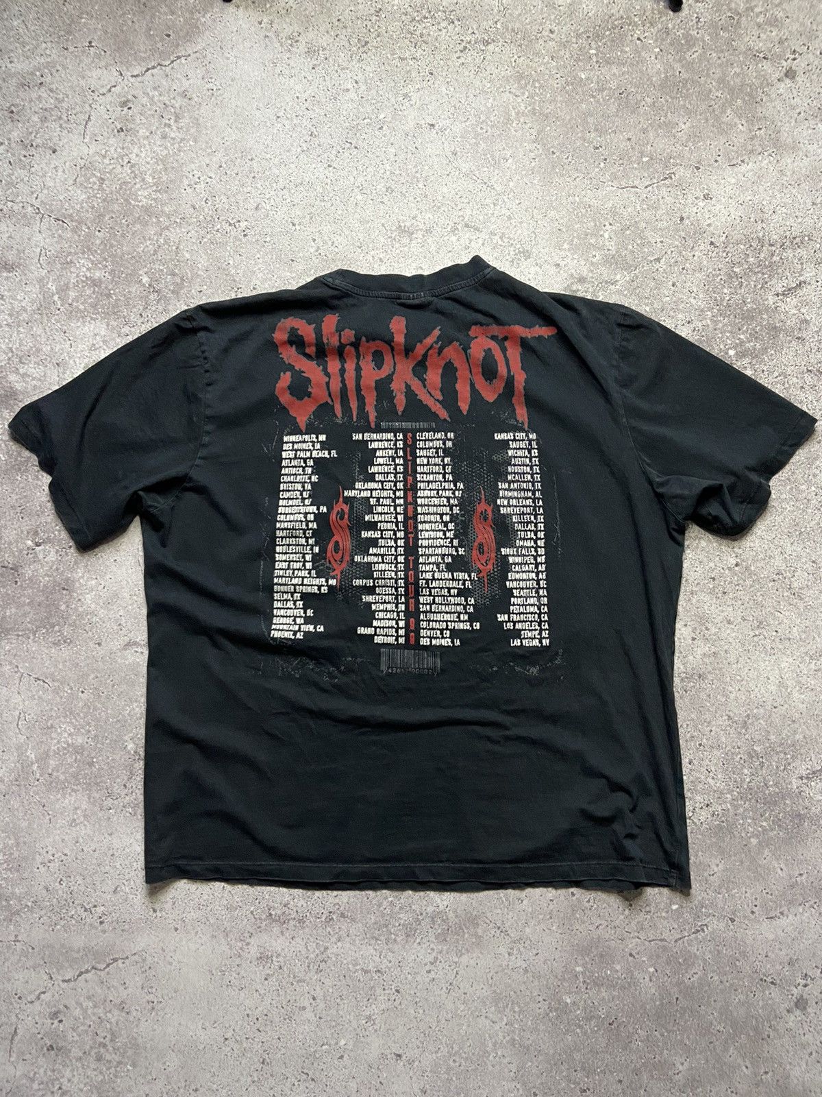 Band Tees Vintage Slipknot Tour 99 Black Tee Size US XL / EU 56 / 4 - 2 Thumbnail