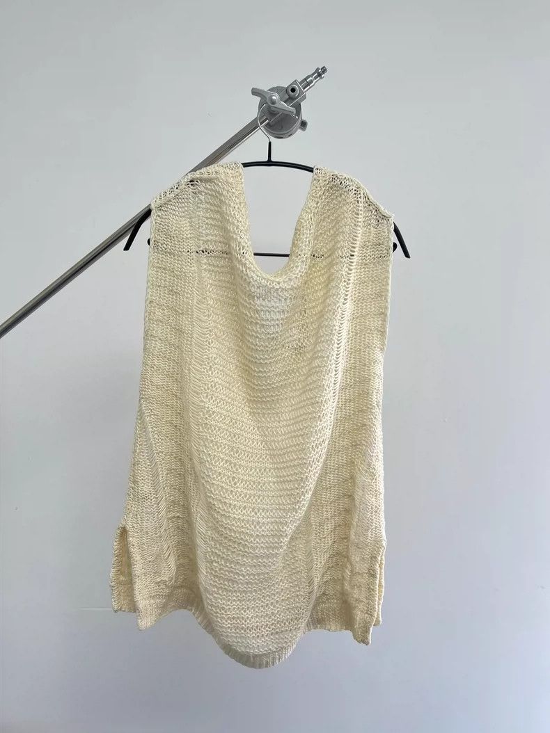 Helmut Lang Helmut lang Cutout knit vest 2504-Nextarrow Size US M / EU 48-50 / 2 - 5 Thumbnail