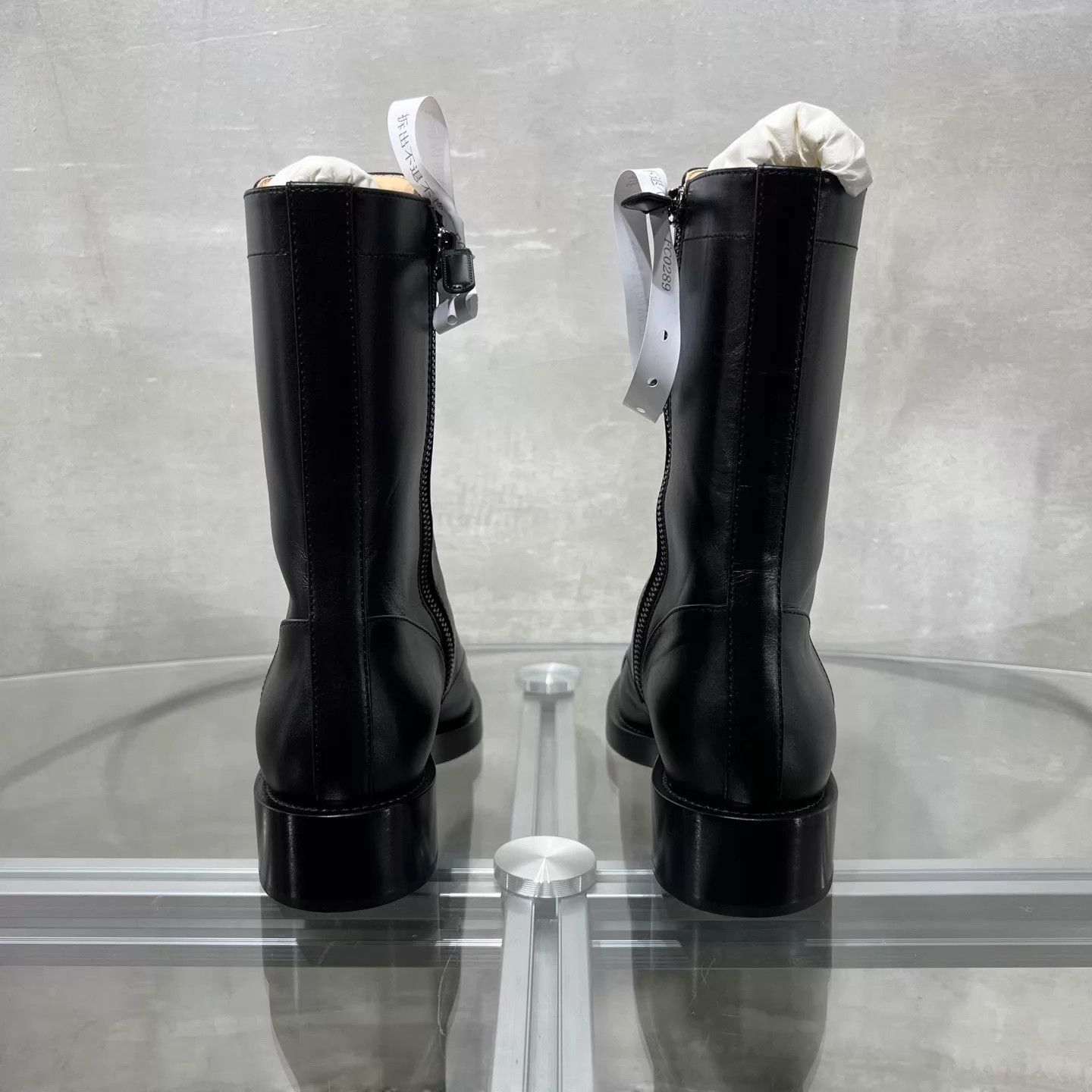 Chanel Chanel Women's Black Martin Boots 37 Size US 6.5 / IT 36.5 - 6 Thumbnail