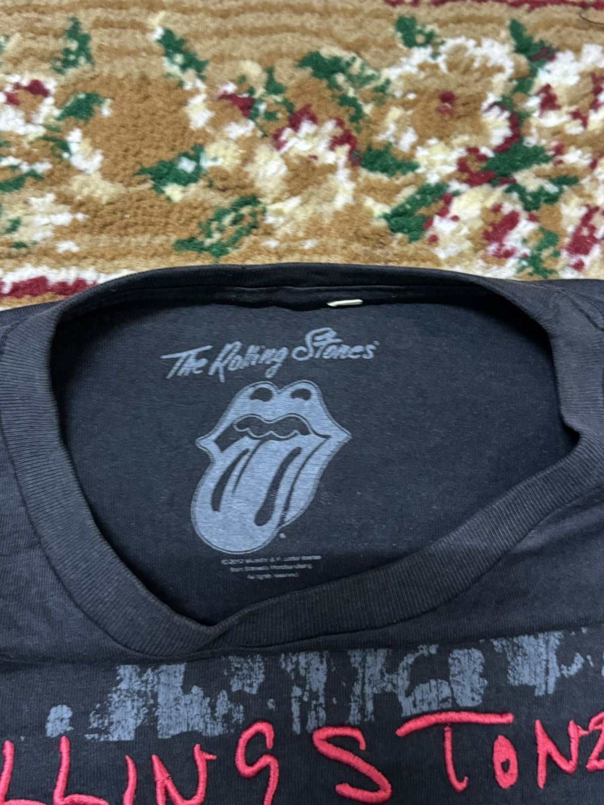 The Rolling Stones 2012 ROLLING STONE EMBROID FORNT Size US L / EU 52-54 / 3 - 5 Thumbnail