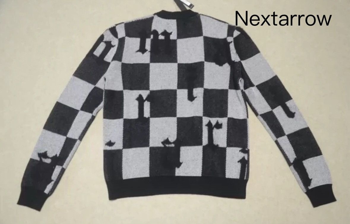 Amiri Amiri checkerboard plush logo sweater 2412-Nextarrow Size US S / EU 44-46 / 1 - 2 Thumbnail