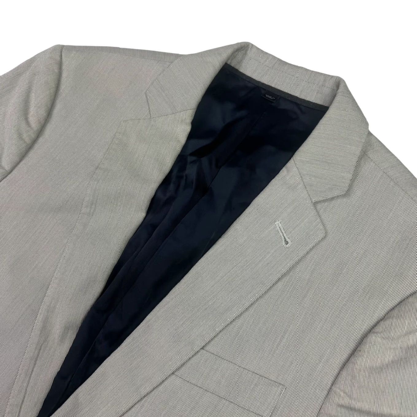 J.Crew J. Crew Blazer Mens Ludlow Cotton 2-Button Gray 36R Regular Jacket Coat Size 36R - 2 Thumbnail