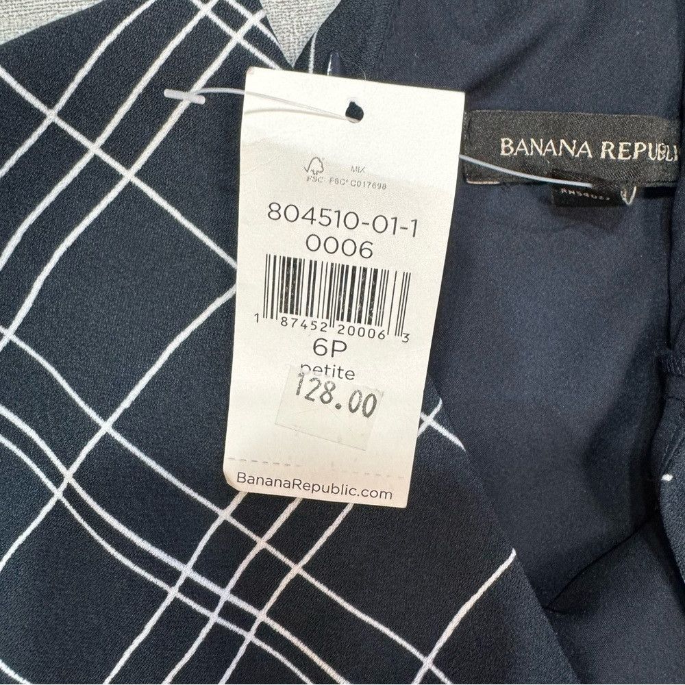 Banana Republic NWT New $128 Banana Republic Plaid Tiered Sheath Dress Size Size M / US 6-8 / IT 42-44 - 7 Thumbnail