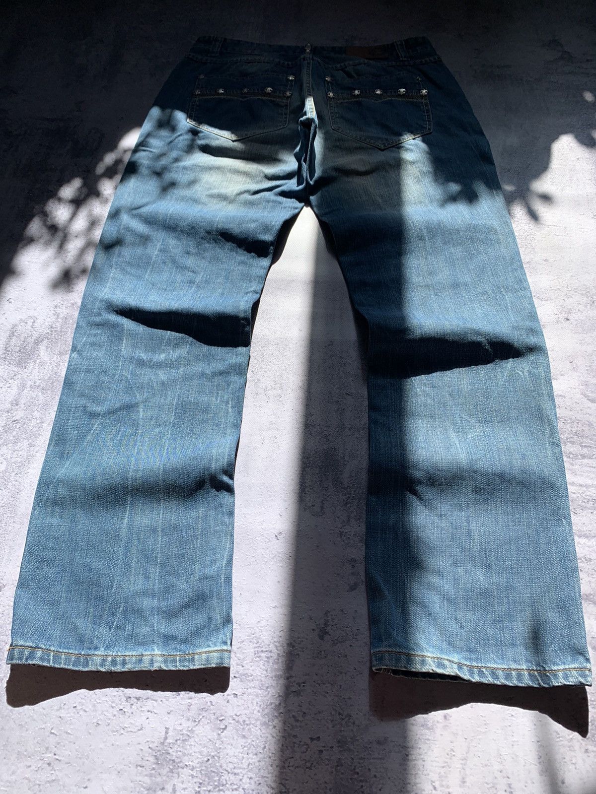 Affliction × Vintage Crazy Vintage Y2K Affliction Style Jeans Cyber Rare Size US 36 / EU 52 - 4 Thumbnail