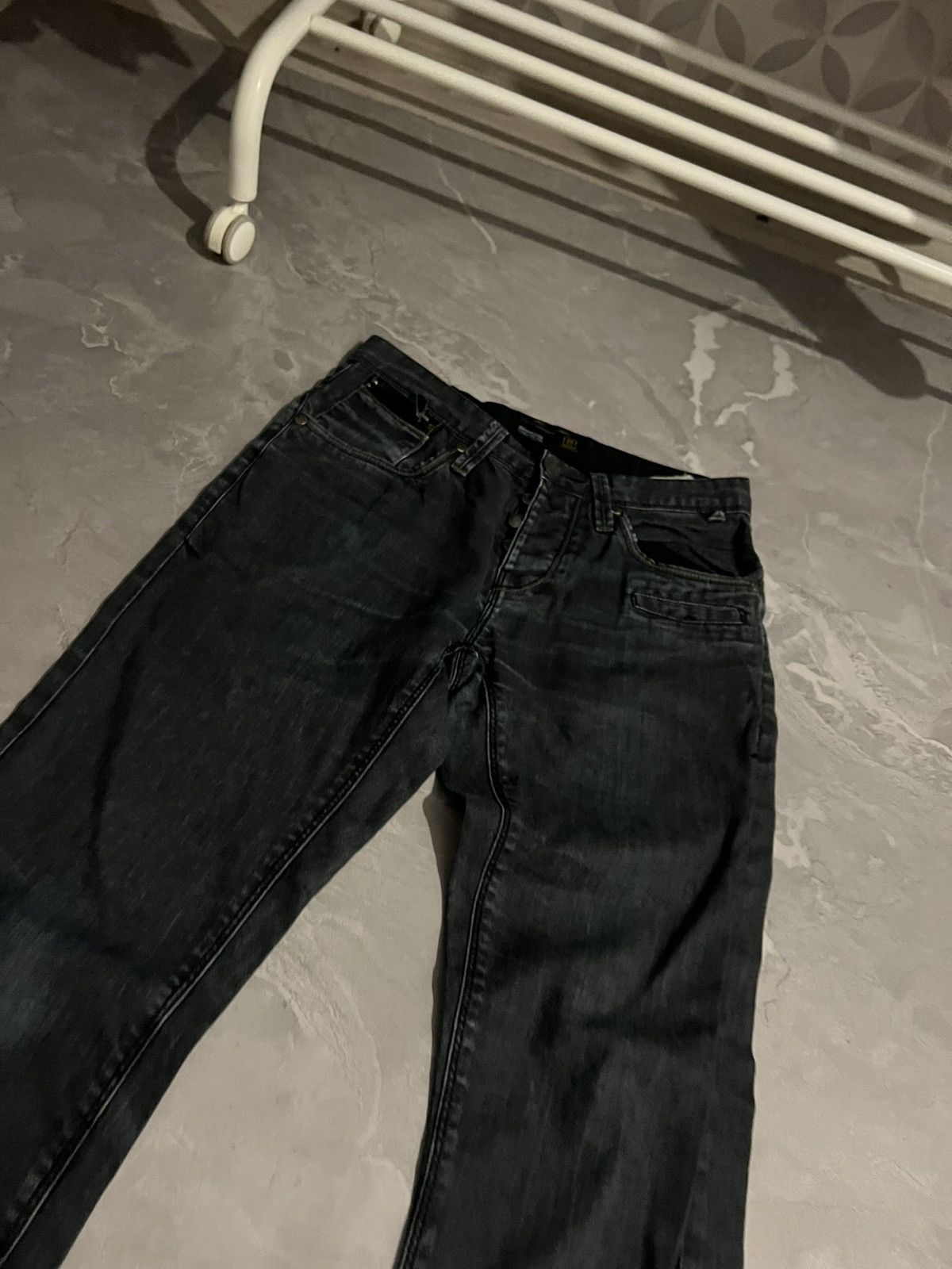 Vintage Vintage Underground Rock Jean / Distressed Faded Black Jean Size US 30 / EU 46 - 2 Thumbnail