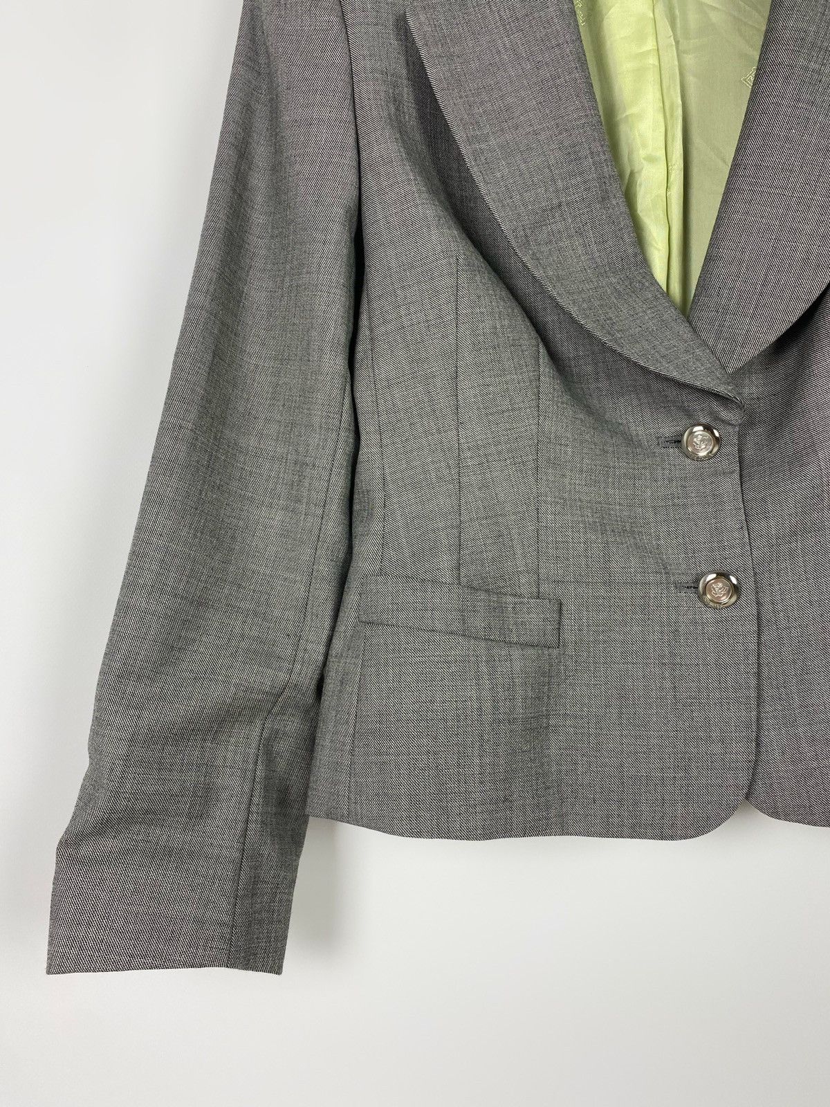 Escada Vintage Escada Margaretha Ley Wool Blazer Size XS / US 0-2 / IT 36-38 - 6 Thumbnail