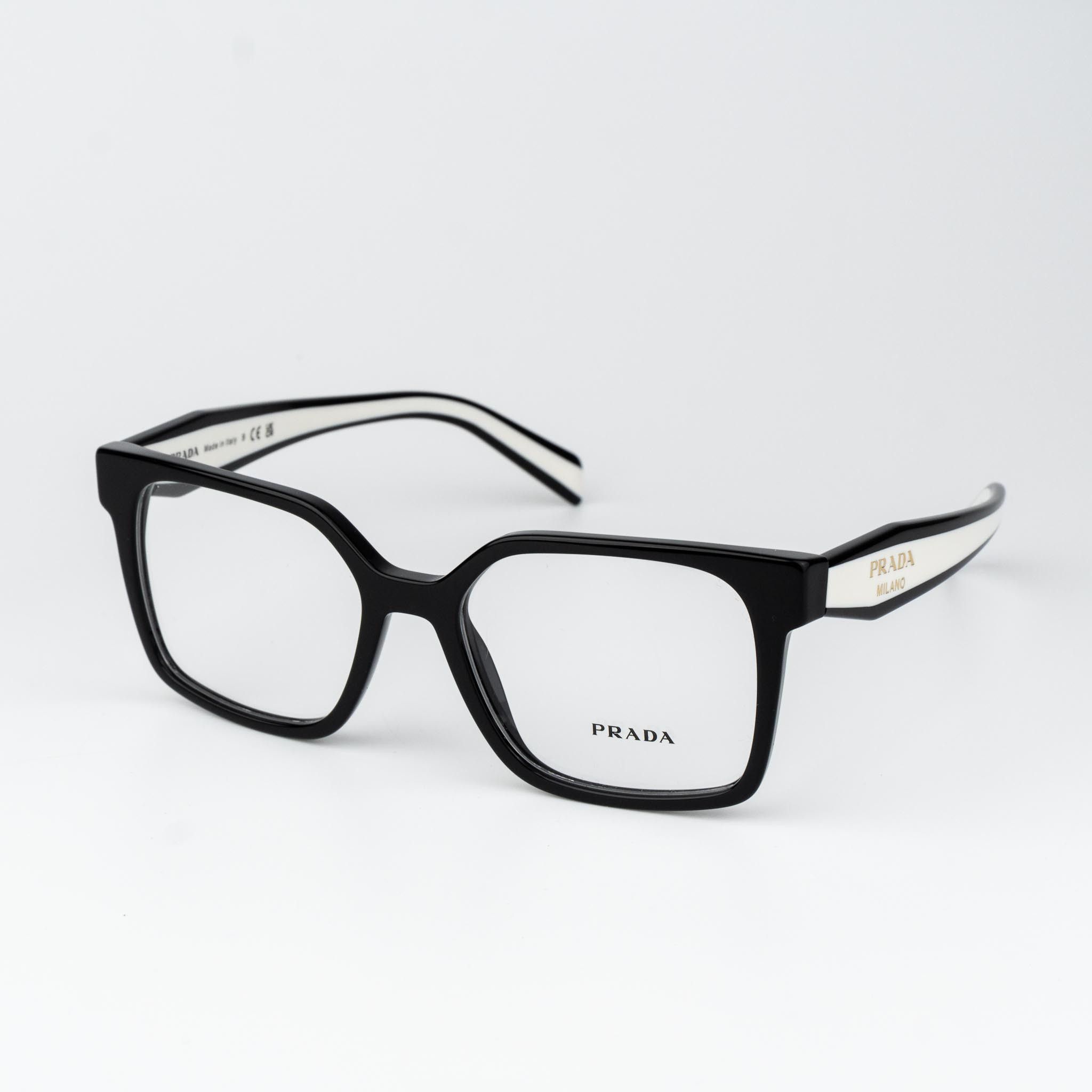 Prada Prada Women Eyeglasses Square PRB03V 16K1O1 NEW AUTHENTIC Size ONE SIZE - 3 Thumbnail