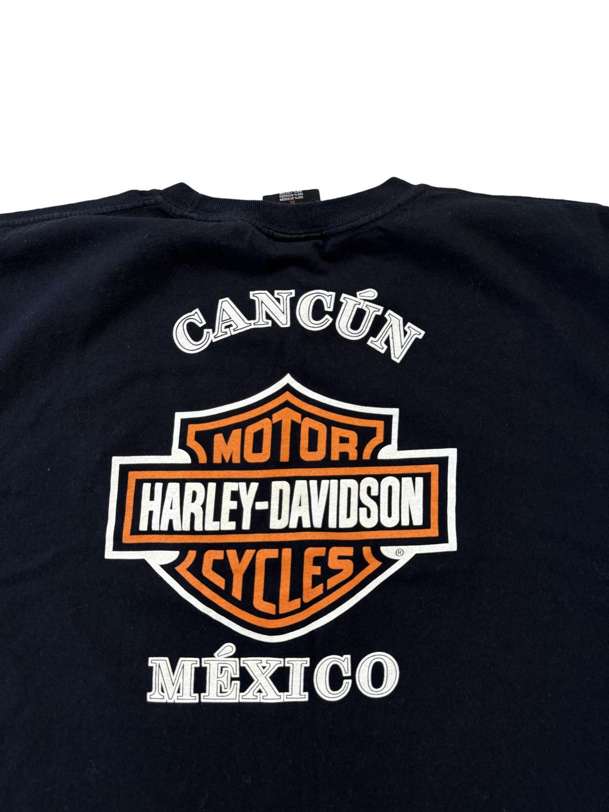 Harley Davidson × Vintage 🔥Harley Davidson Cancun Logo T shirt/Harley Davidson Tee Size US L / EU 52-54 / 3 - 3 Thumbnail