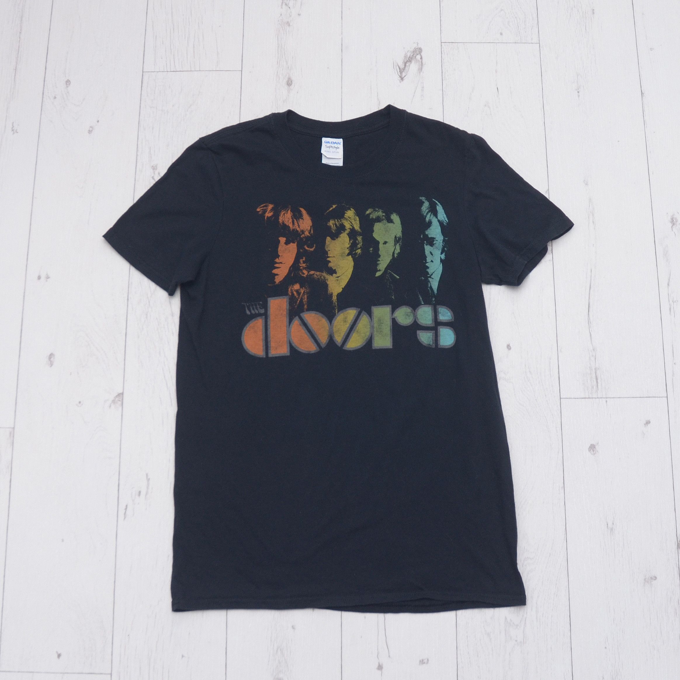 Band Tees The DOORS Merch Rock T-shirt Jersey Black Size S Unisex Size US S / EU 44-46 / 1 - 1 Thumbnail