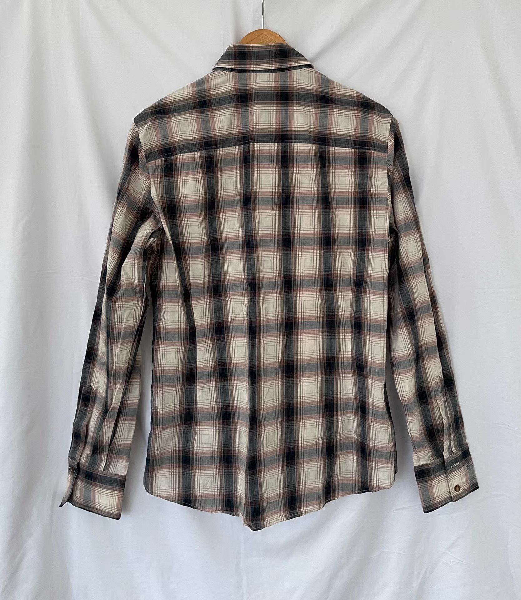 Vivienne Westwood Vivienne Westwood Man Men's Plaid Asymmetrical Shirt Ｑ21 Size US M / EU 48-50 / 2 - 3 Thumbnail