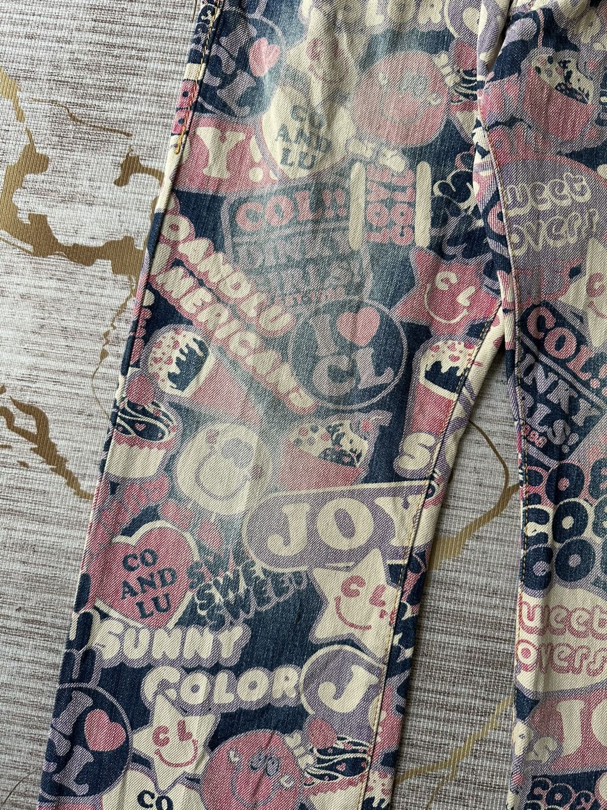 Hysteric Glamour Japanese Brand Co&Lu Fullprint Design Hysteric Style Denim Size US 28 / EU 44 - 8 Thumbnail