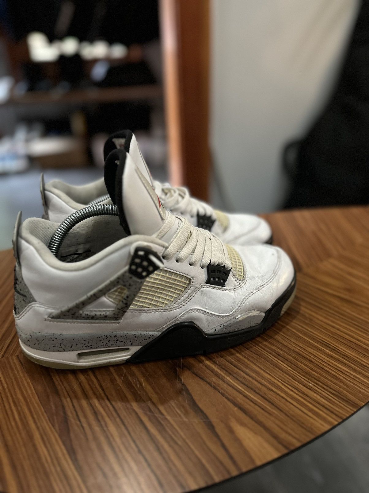 Jordan Brand × Nike 2016 Nike White Cement 4s Size US 9 / EU 42 - 3 Thumbnail