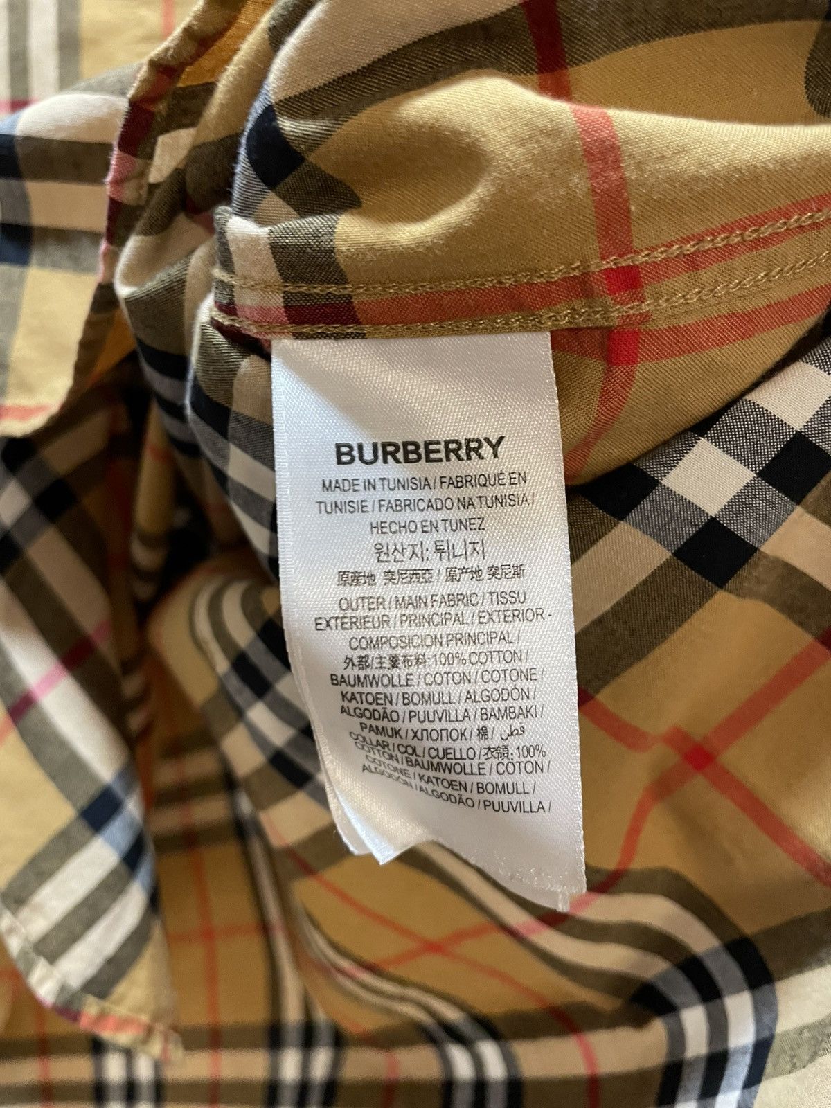 Burberry Burberry Crow Vintage Check Shirt Size S / US 4 / IT 40 - 7 Thumbnail
