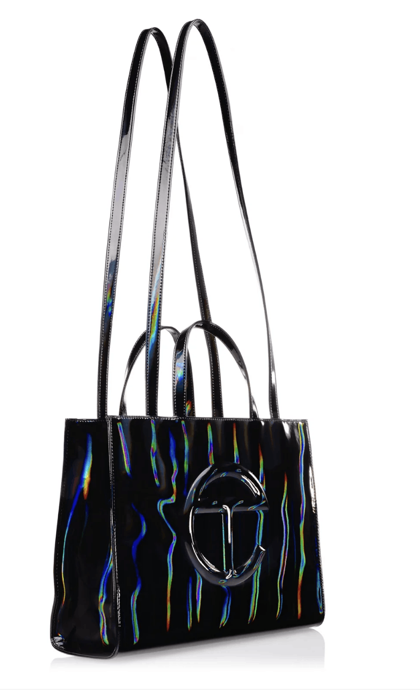 Telfar Medium Shopping Bag - Black Rainbow Size ONE SIZE - 4 Thumbnail