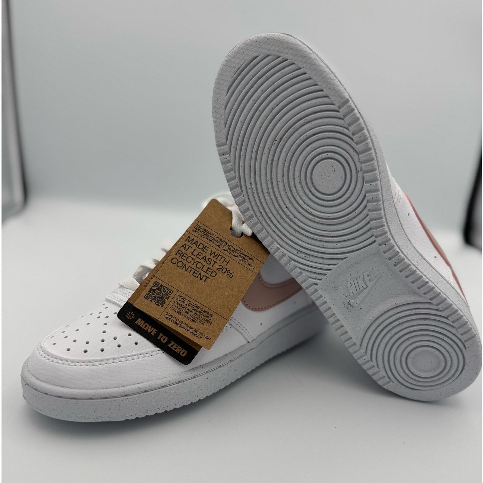 Nike Nike Court Vison Low white pink size 7.5 Size ONE SIZE - 6 Thumbnail