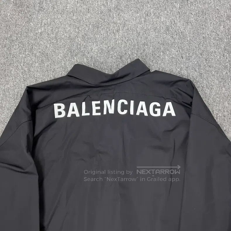 Balenciaga Balenciaga Logo Shirt with Special Tailoring Design Size XS / US 0-2 / IT 36-38 - 4 Thumbnail