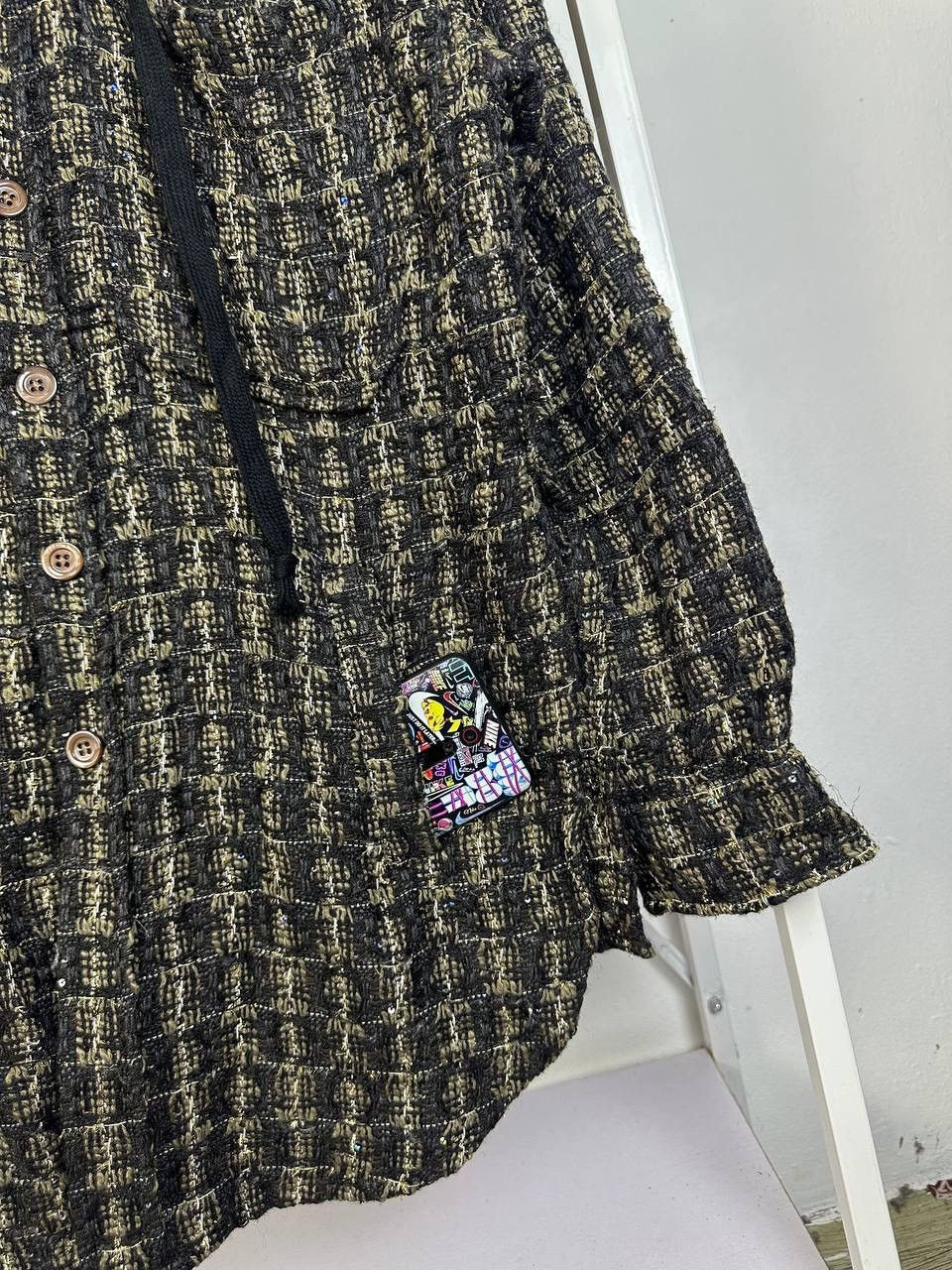 Faith Connexion Faith Connexion Tweed Oversize Hooded Shirt (PIT 22.5) Size S / US 4 / IT 40 - 5 Thumbnail