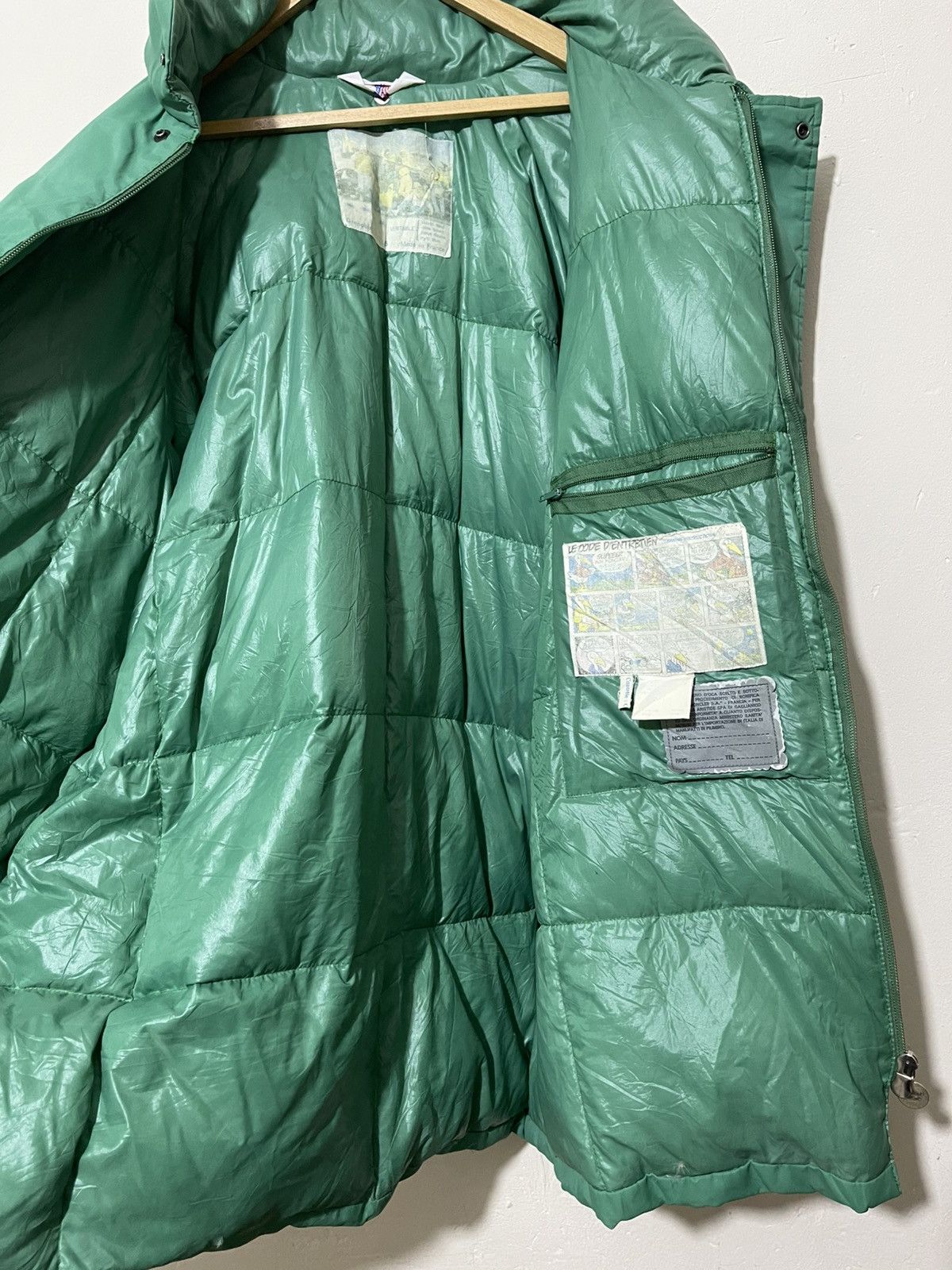 Moncler Grenoble Vintage Moncler Grenoble 80s Green Down Jacket Size US XL / EU 56 / 4 - 9 Thumbnail