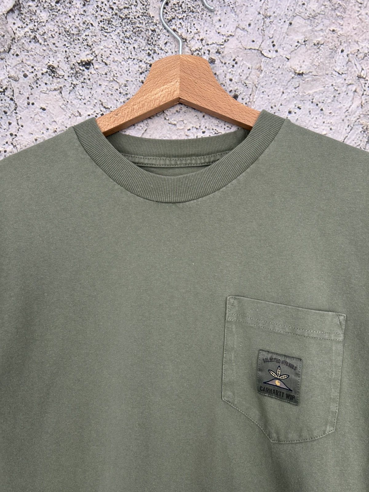 Carhartt Wip Carhartt WIP Green Pocket Tee Military Skate Streetwear Size US S / EU 44-46 / 1 - 3 Thumbnail