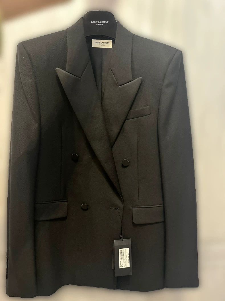 Saint Laurent Paris Saint Laurent Paris Cashmere blazer Size 48R - 2 Thumbnail