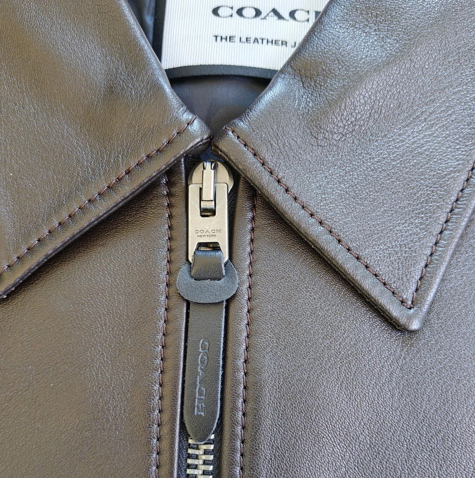 Coach Coach Leather Jacket FTP 5070 Size US XL / EU 56 / 4 - 2 Thumbnail