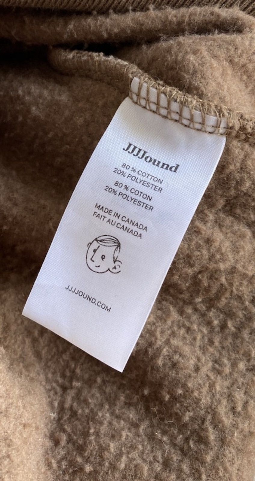 JJJJound NEW RARE M J90 Brown Hoodie Front Logo Cotton Fleece Size US M / EU 48-50 / 2 - 3 Thumbnail