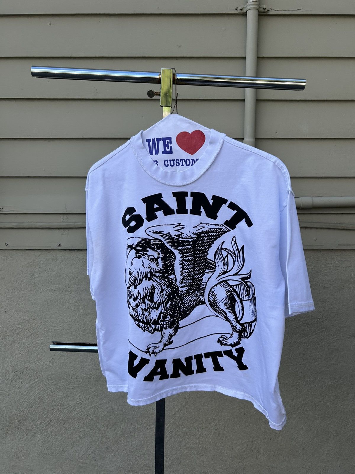 Saint Vanity Saint Vanity white griffin tee Size US L / EU 52-54 / 3 - 1 Thumbnail