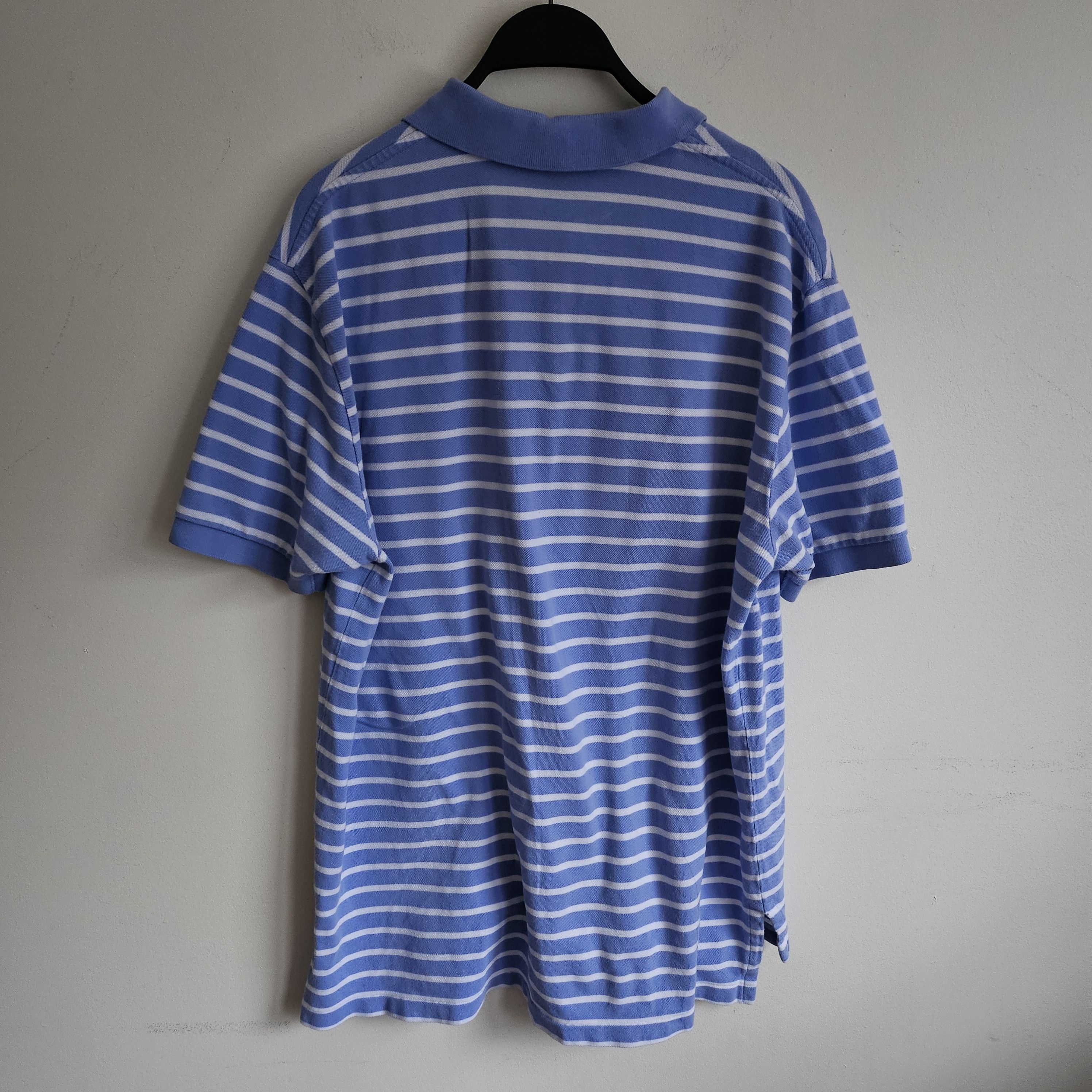 Polo Ralph Lauren × Vintage Vintage 90s Polo Ralph Lauren striped polo shirt, USA Made Size US XL / EU 56 / 4 - 3 Thumbnail