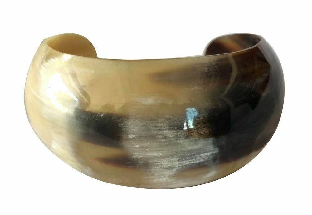 Designer New Textured Cow Horn Bracelet. Size ONE SIZE - 5 Thumbnail