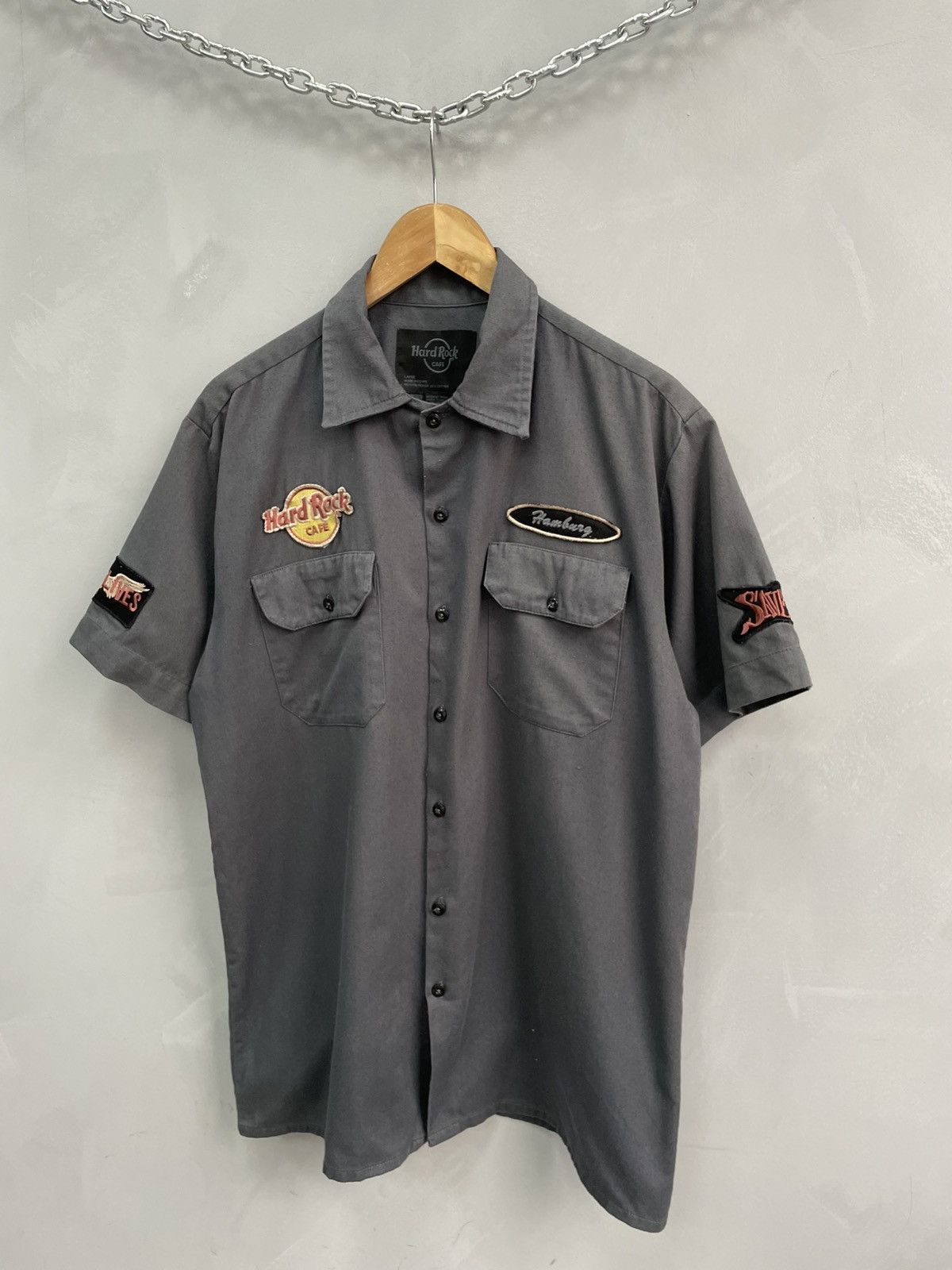 Hard Rock Cafe Hard Rock cafe retro shirt button up rare Size US L / EU 52-54 / 3 - 5 Thumbnail