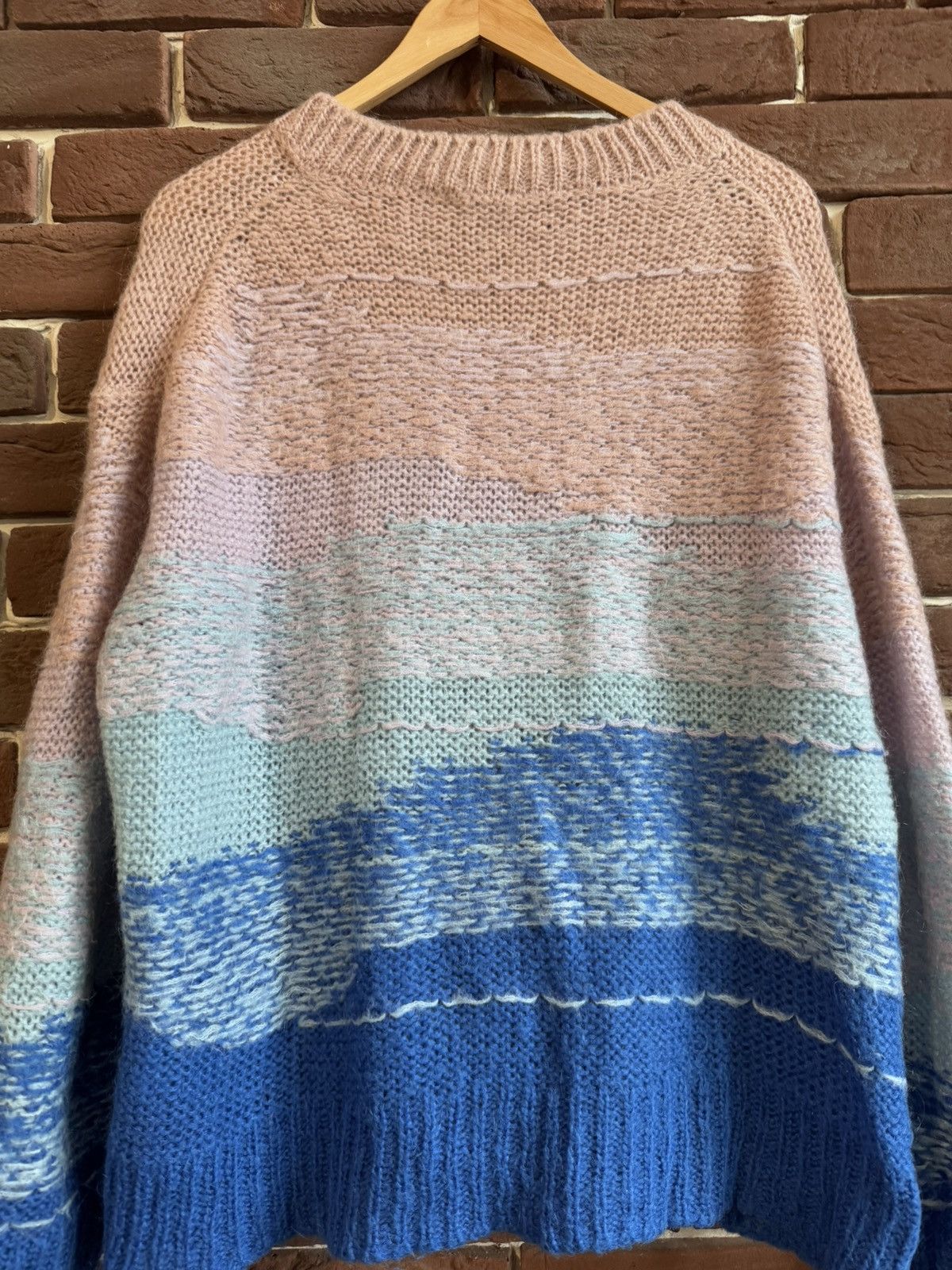 Acne Studios Acne Studios Designer Mohair Knit Sweater Blue Pink Grail Size US M / EU 48-50 / 2 - 11 Thumbnail