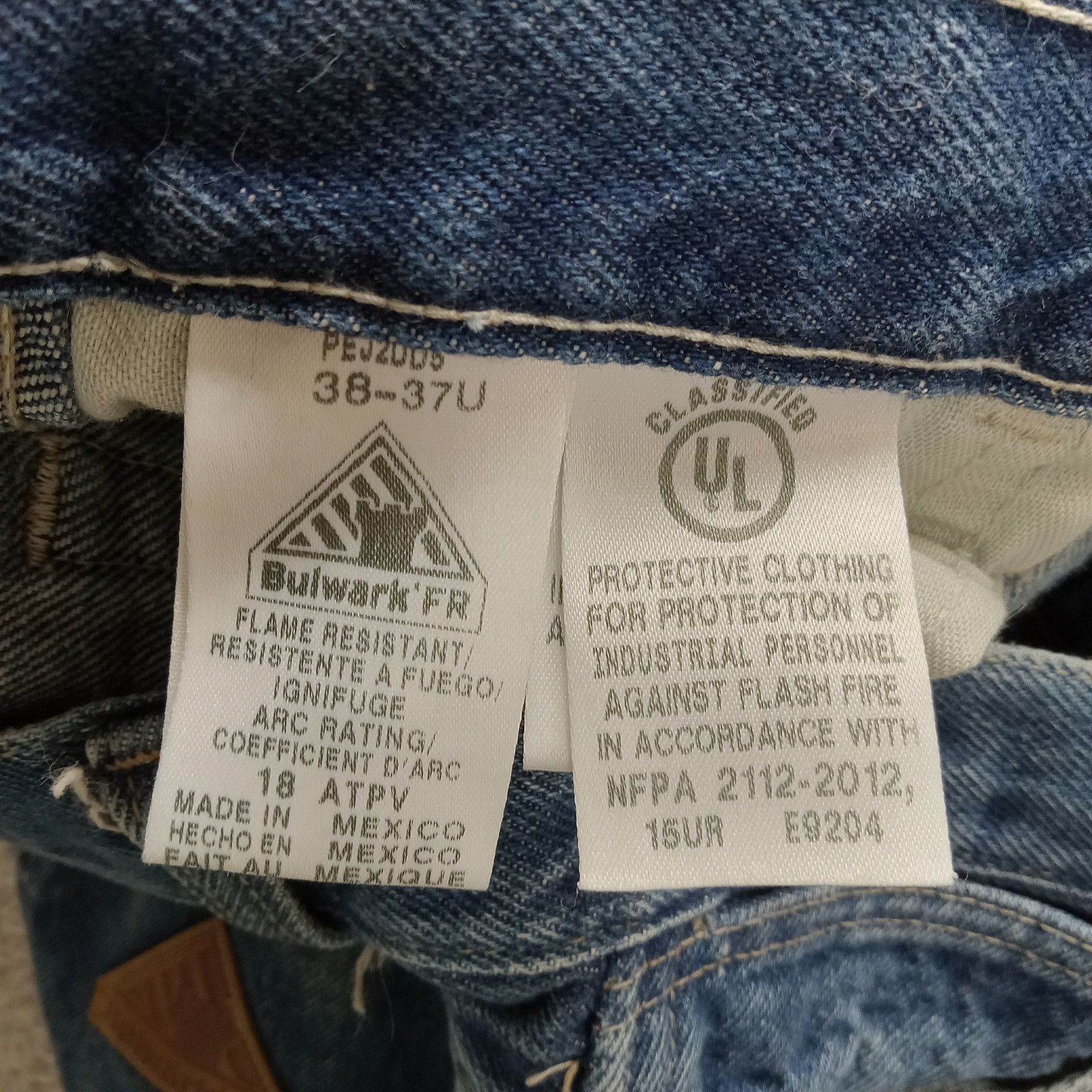 Bulwark Bulwark FR Jeans 38 X 34 Mens Reflective Shuttle Tape Denim Size US 38 / EU 54 - 5 Thumbnail