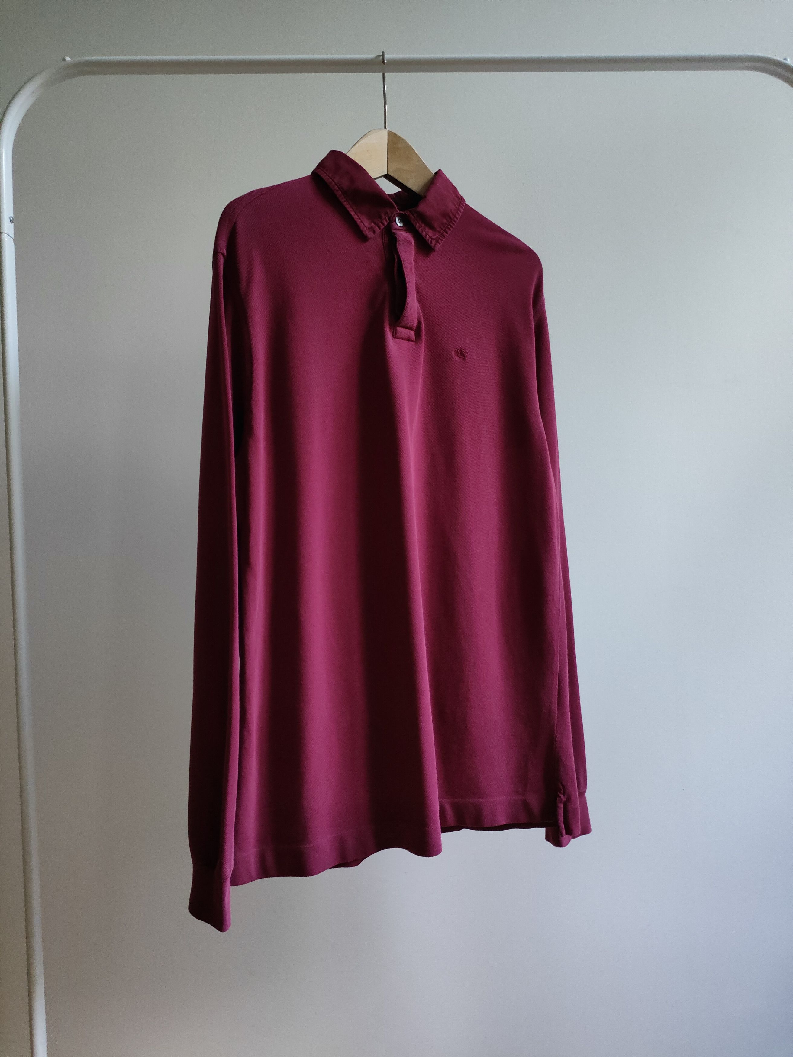 2000s Burberry longsleeve polo
