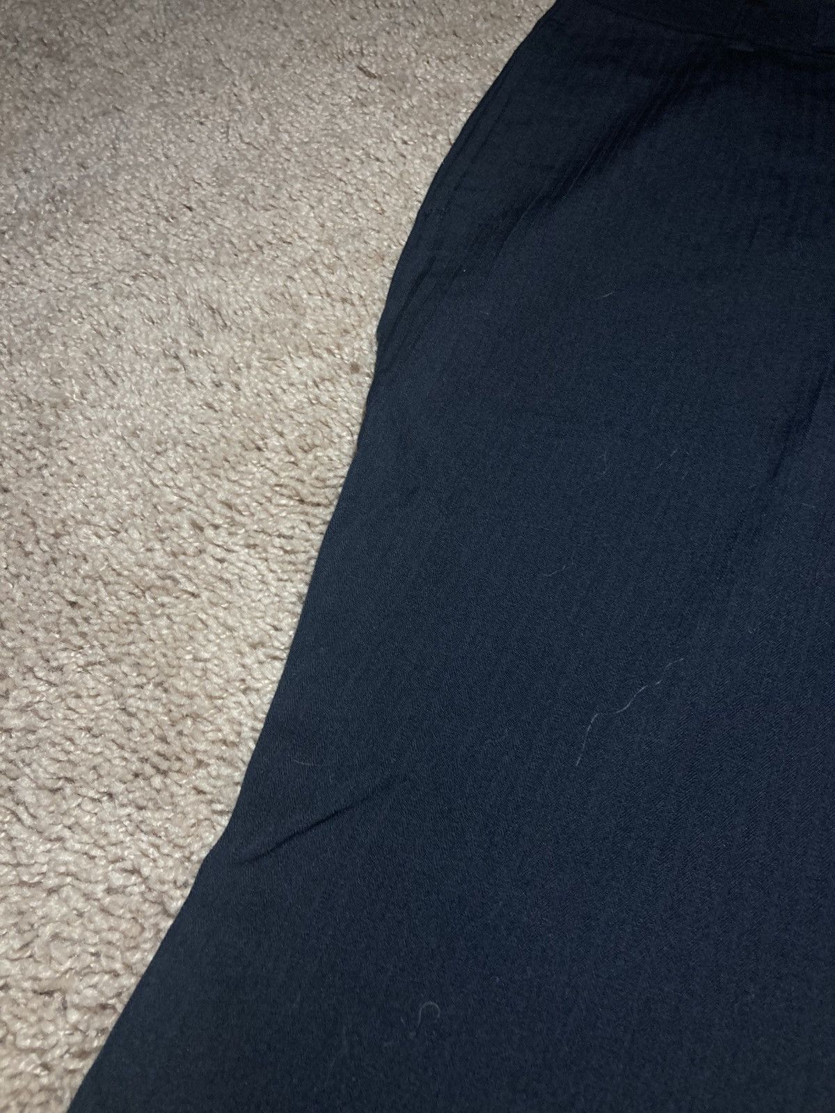 Masaki Matsushima 90s Masaki Matsushima Homme Curved S Shape Striped Slacks Size US 30 / EU 46 - 4 Thumbnail