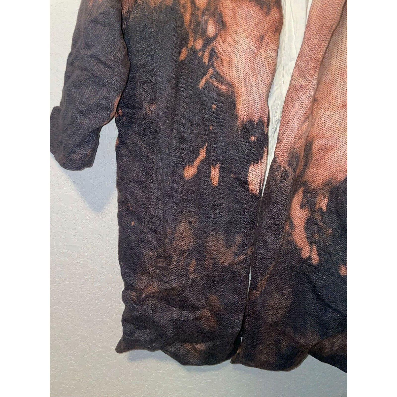 Vintage See U Soon Jacket Black Bleached Blazer Linen Poly M Medium Size M / US 6-8 / IT 42-44 - 5 Thumbnail