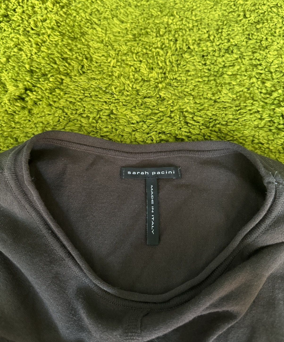 Designer × Sarah Pacini Sarah Pacini avant garde assymetric longsleeve blouse Size M / US 6-8 / IT 42-44 - 3 Thumbnail
